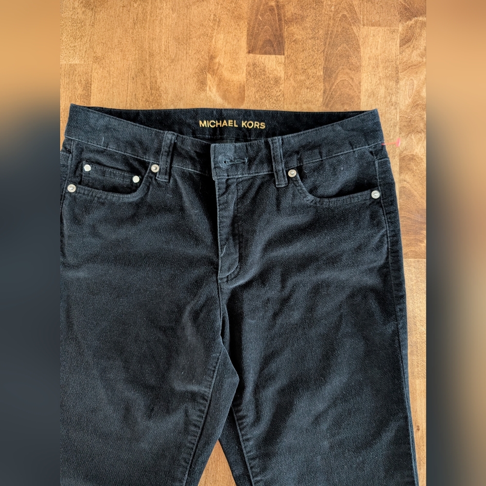 Michael Kors Black Straight Leg Denim